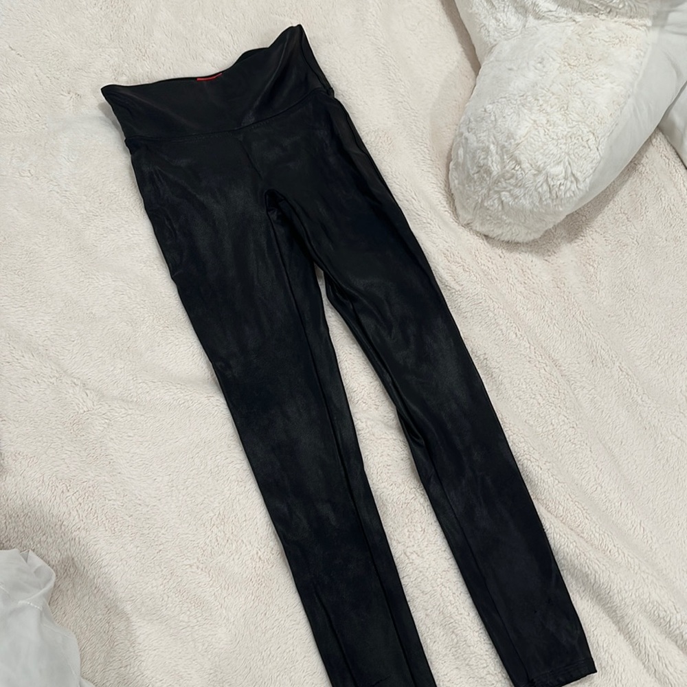 SPANX Faux Leather Leggings